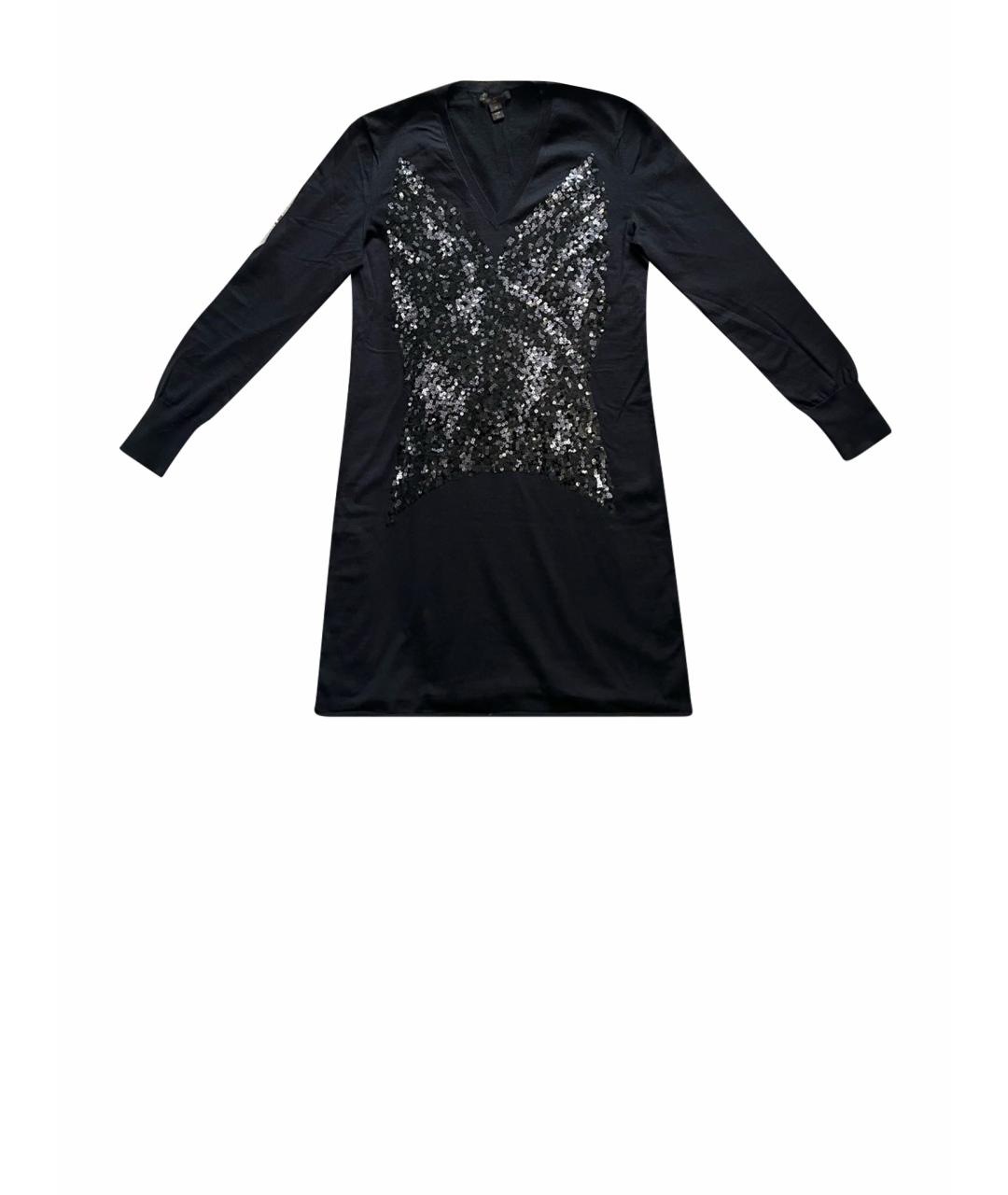 LOUIS VUITTON Черное кашемировое вечернее платье, фото 1