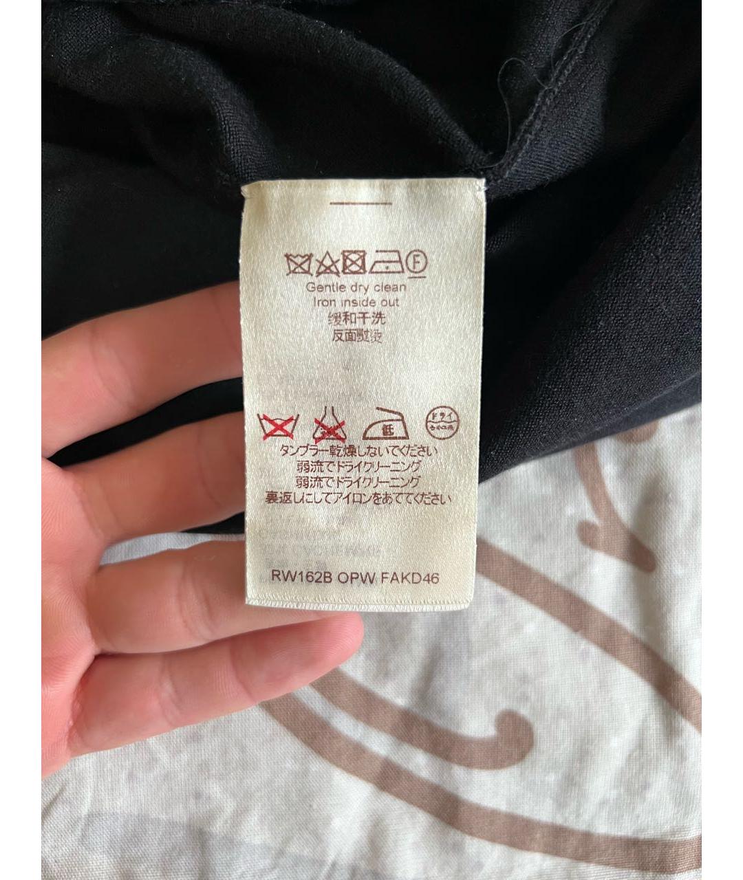 LOUIS VUITTON Черное кашемировое вечернее платье, фото 6