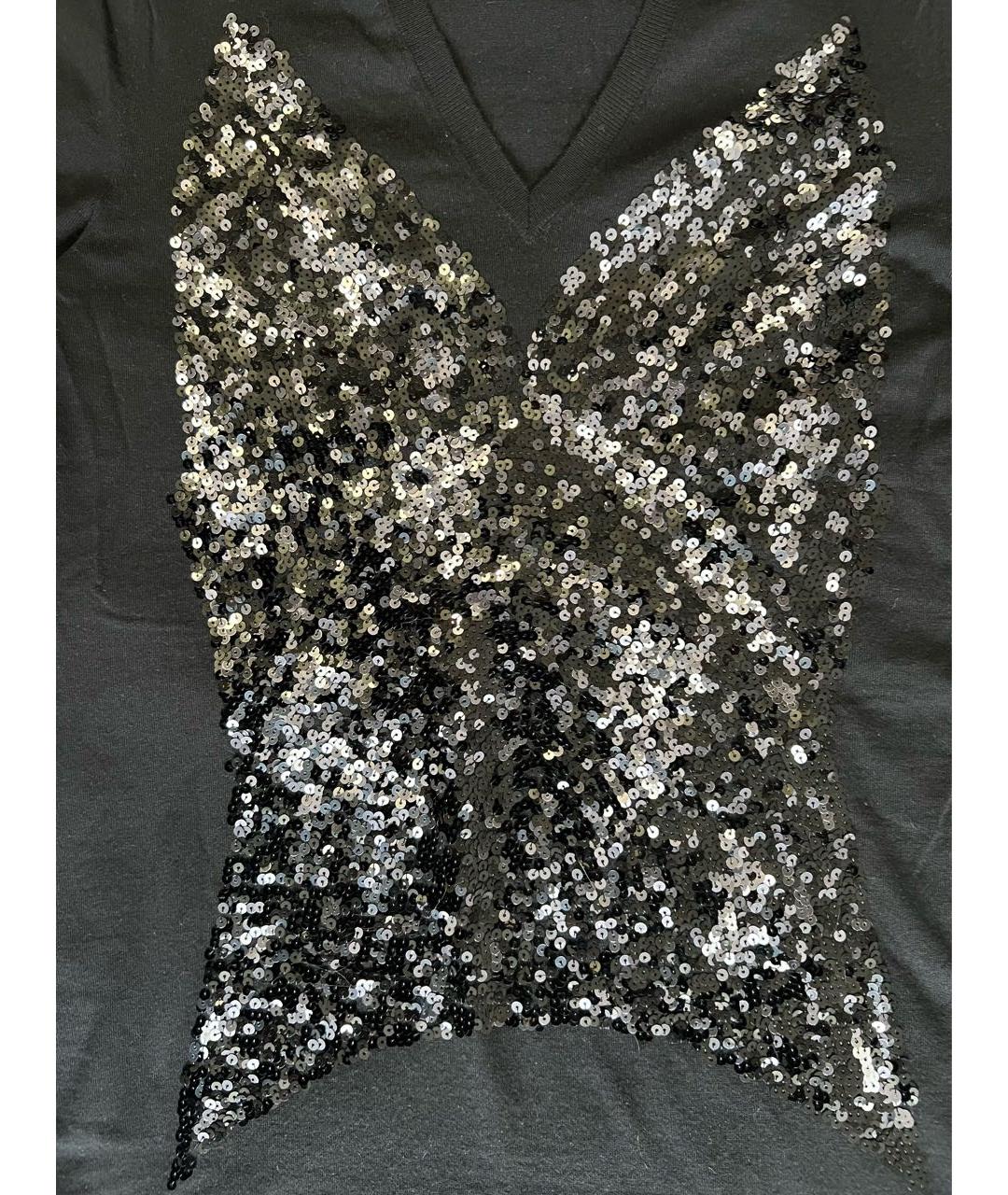 LOUIS VUITTON Черное кашемировое вечернее платье, фото 4