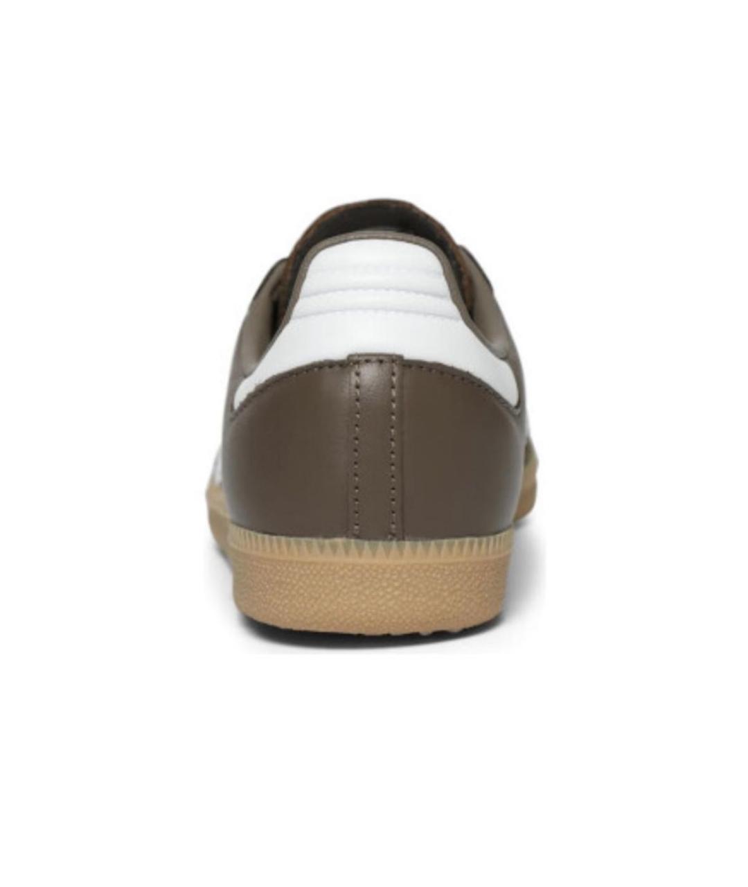 ADIDAS Коричневые кожаные кроссовки, фото 5