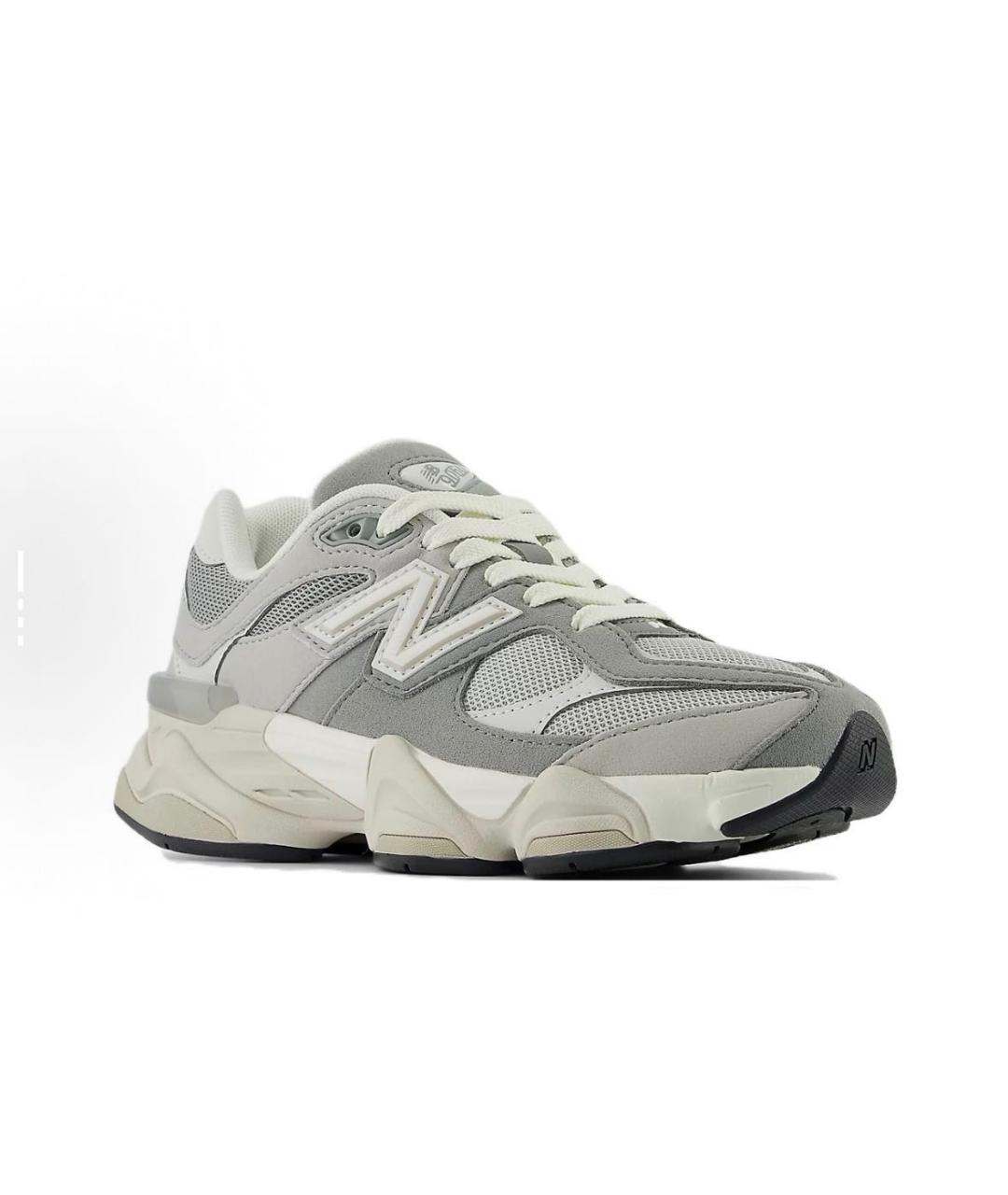 NEW BALANCE Серые замшевые кроссовки, фото 4