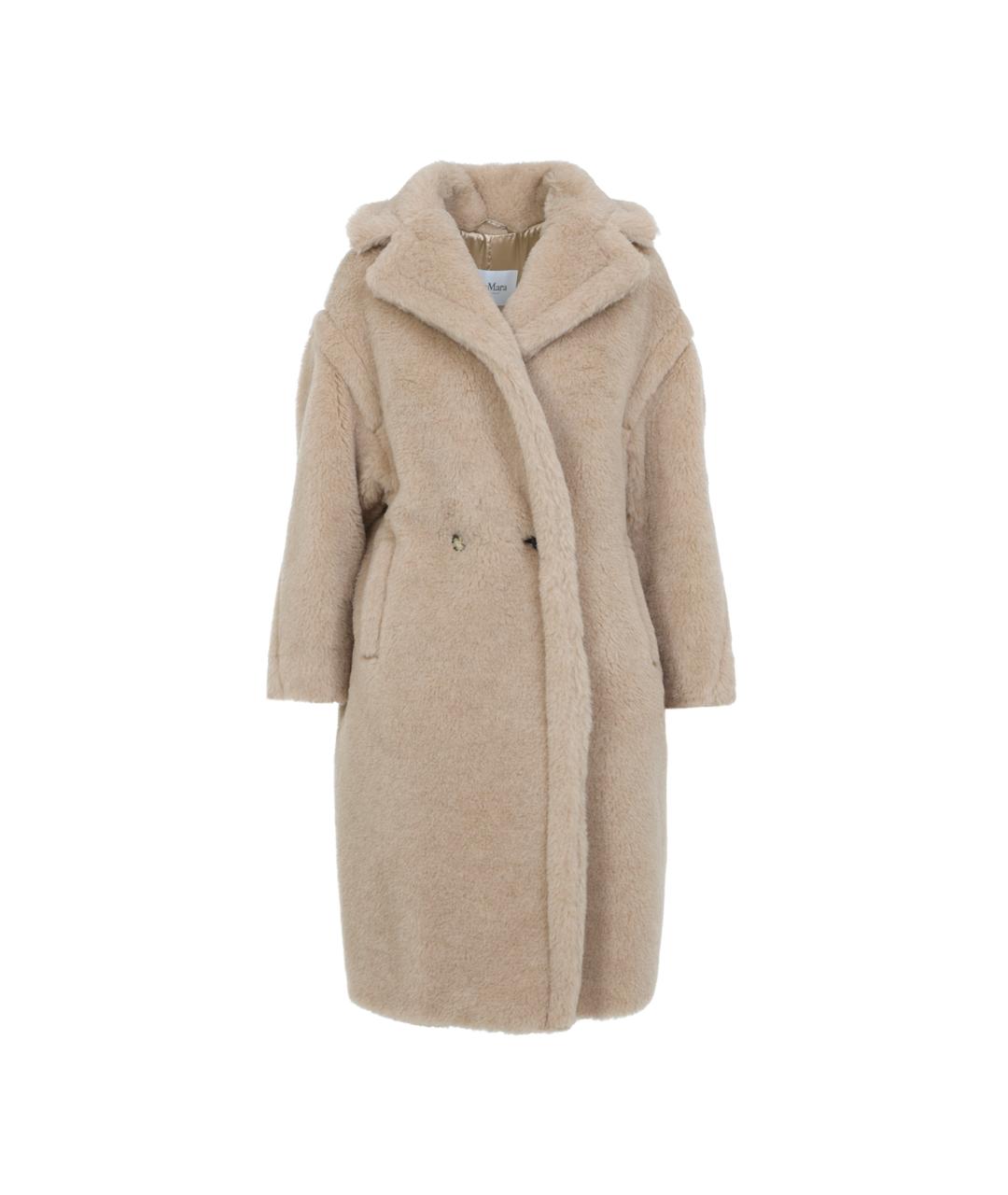 MAX MARA Бежевое шерстяное пальто, фото 1