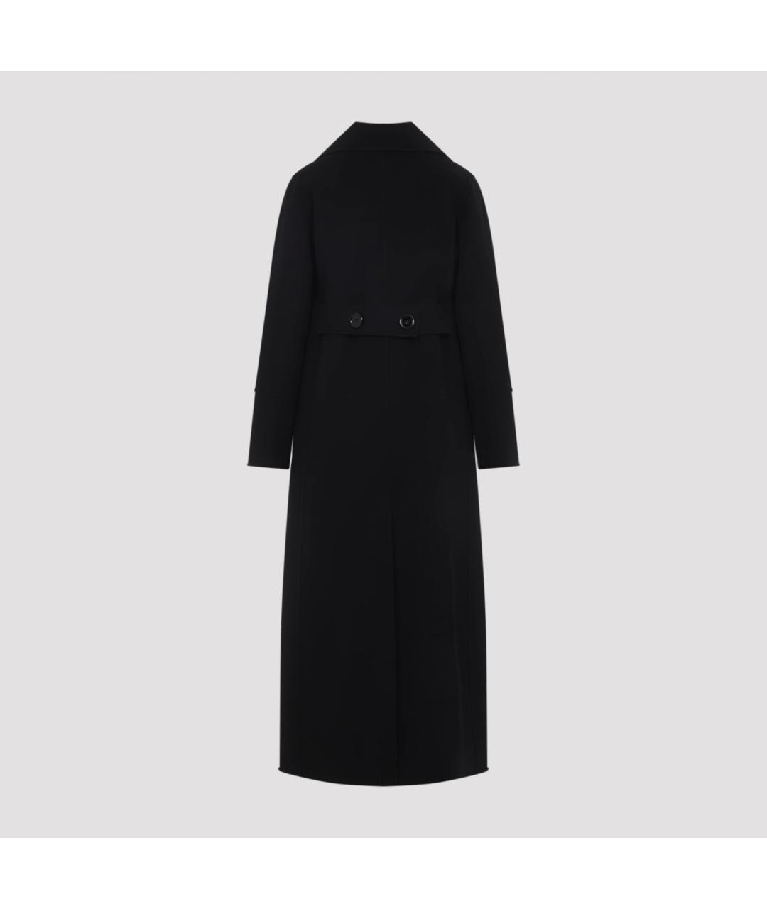 'S MAX MARA Черное шерстяное пальто, фото 3