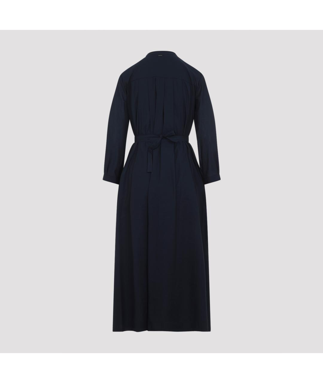 'S MAX MARA Темно-синее хлопковое платье, фото 3