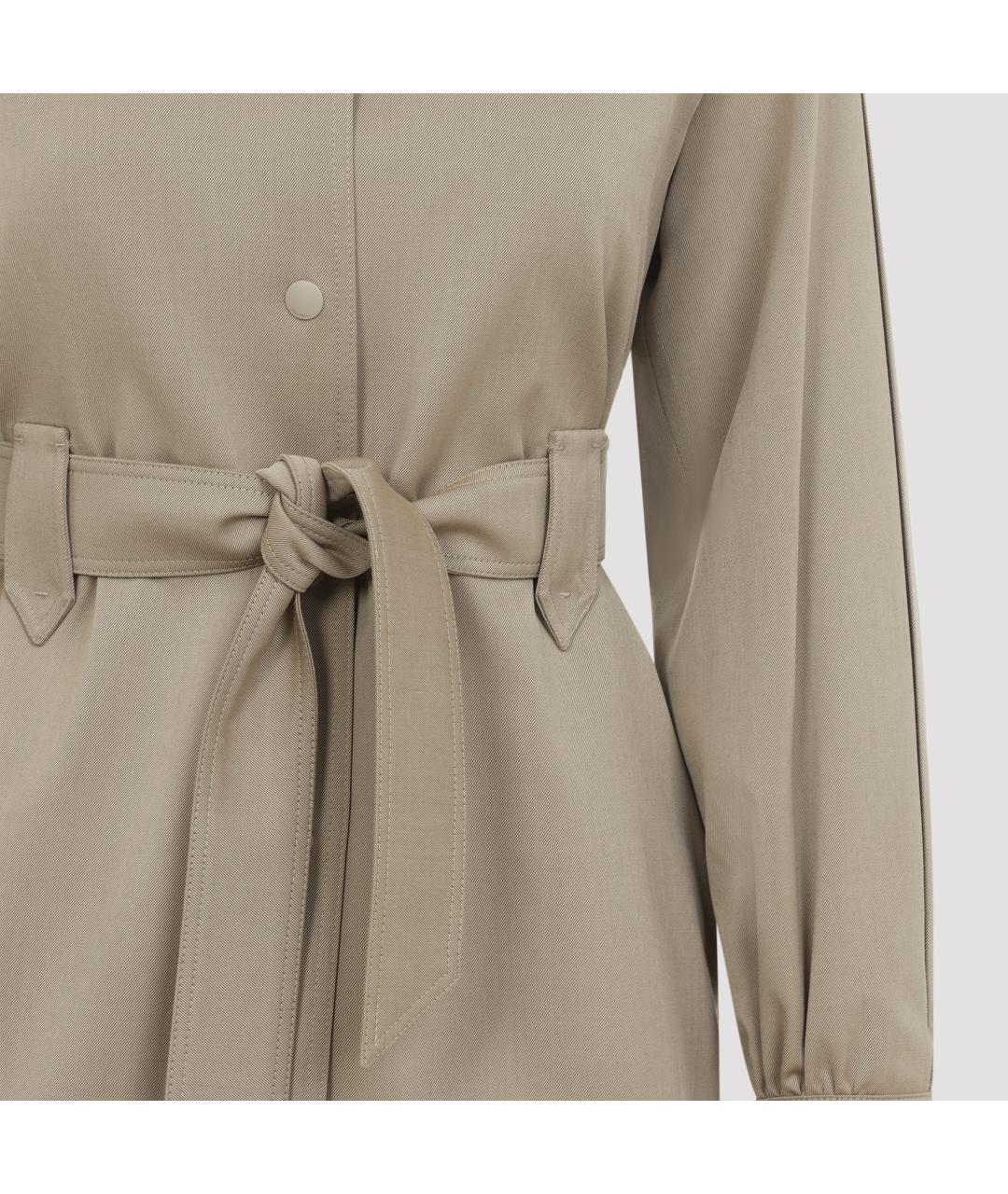 MAX MARA Бежевая шерстяная куртка, фото 3