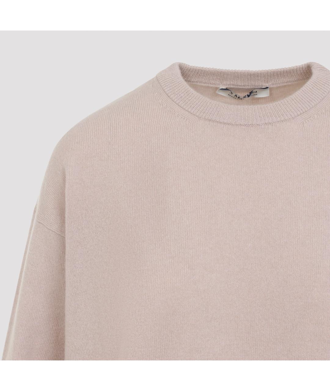 'S MAX MARA Розовый шерстяной джемпер / свитер, фото 3