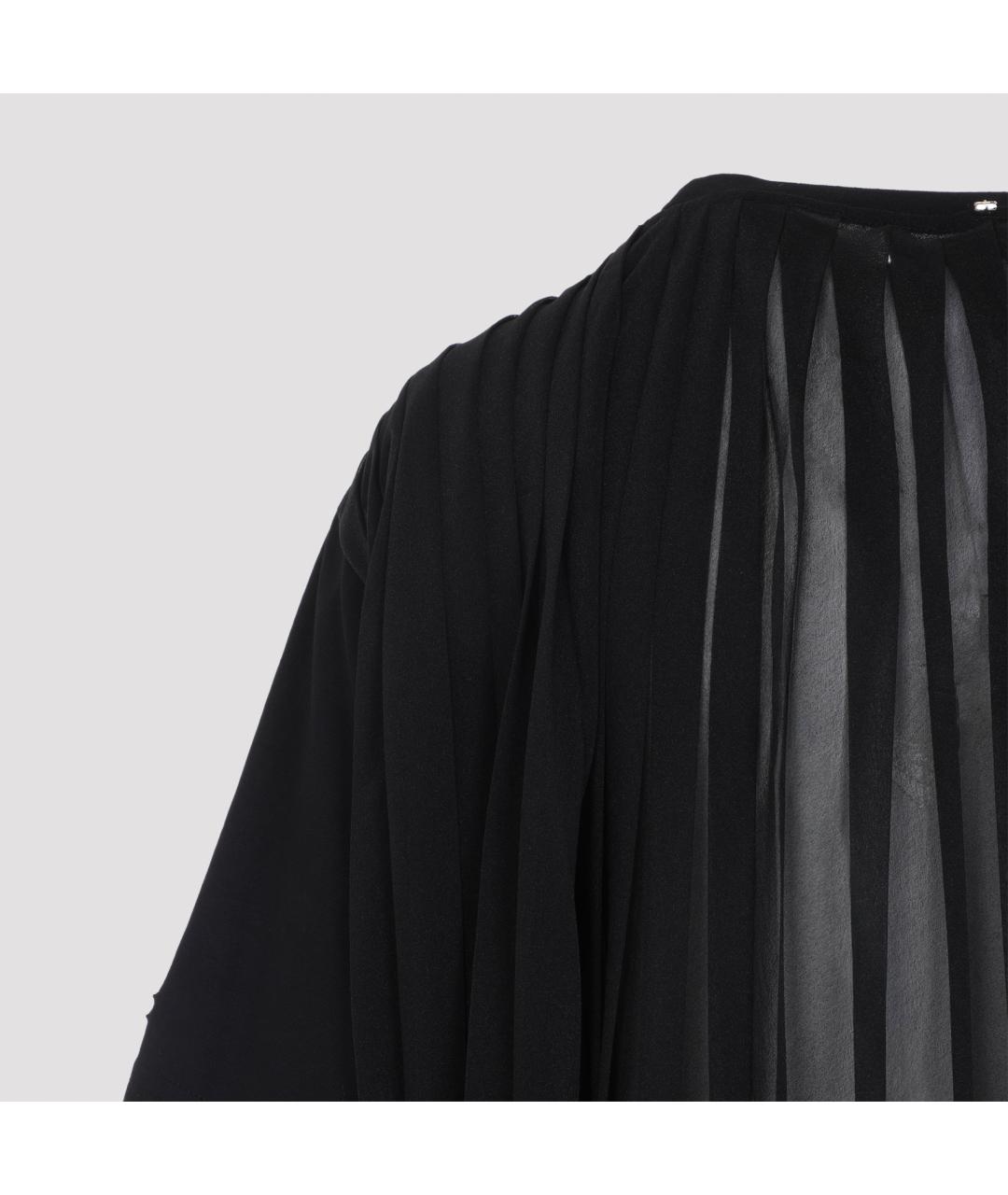 SPORTMAX Черная хлопковая футболка, фото 5