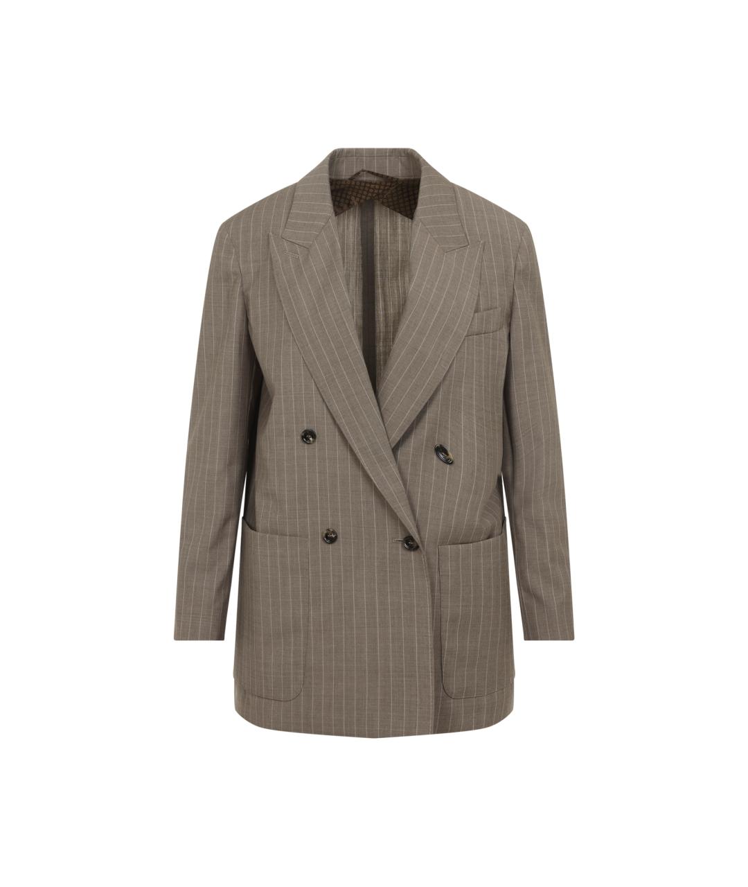 MAX MARA Мульти шерстяной жакет/пиджак, фото 1