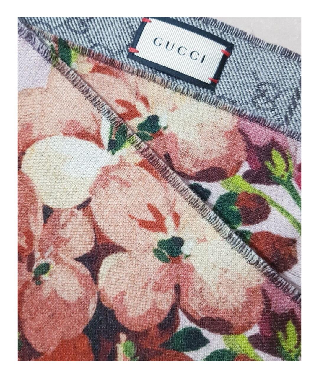 GUCCI Мульти шерстяной шарф, фото 6