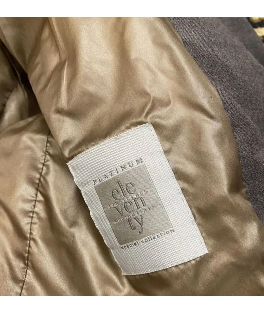 LORO PIANA Серый шерстяной пуховик, фото 5