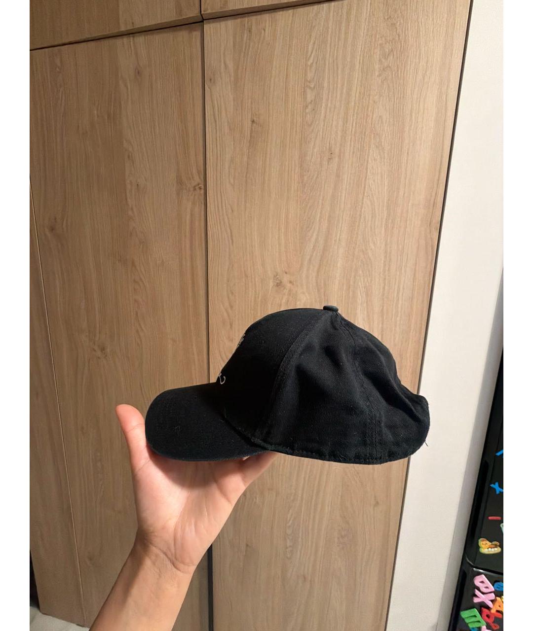 FRAME Черная хлопковая кепка, фото 4