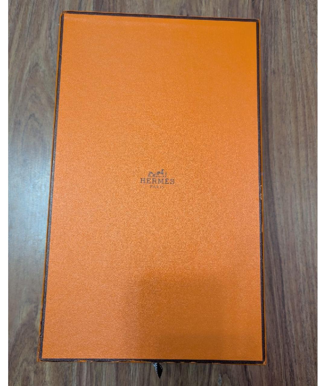 HERMES Серые замшевые высокие ботинки, фото 9