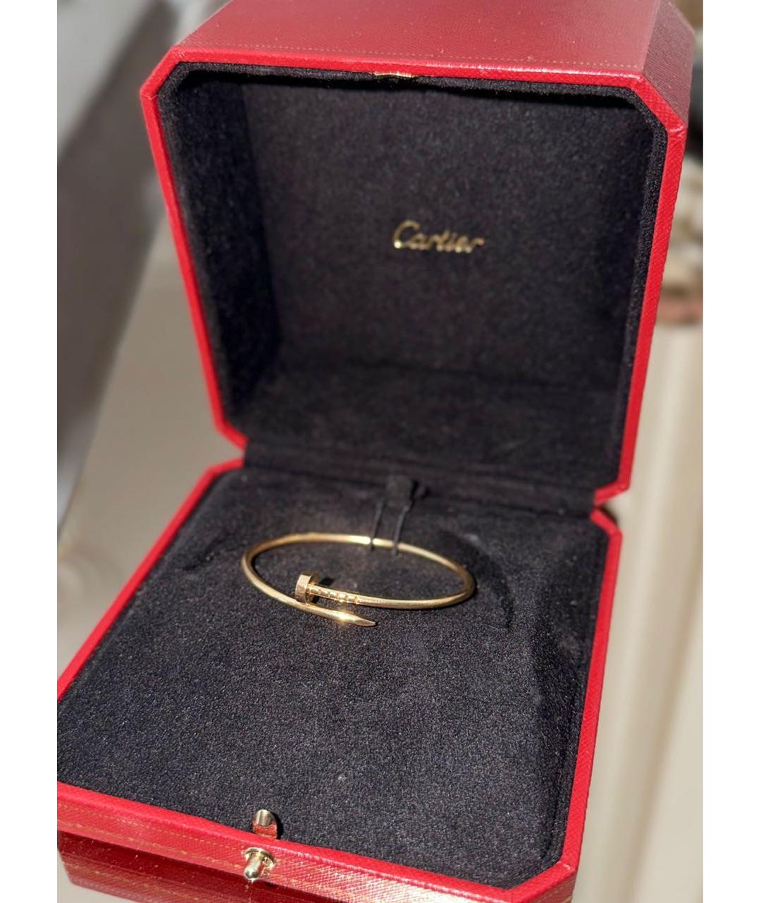 CARTIER Желтый браслет из желтого золота, фото 2