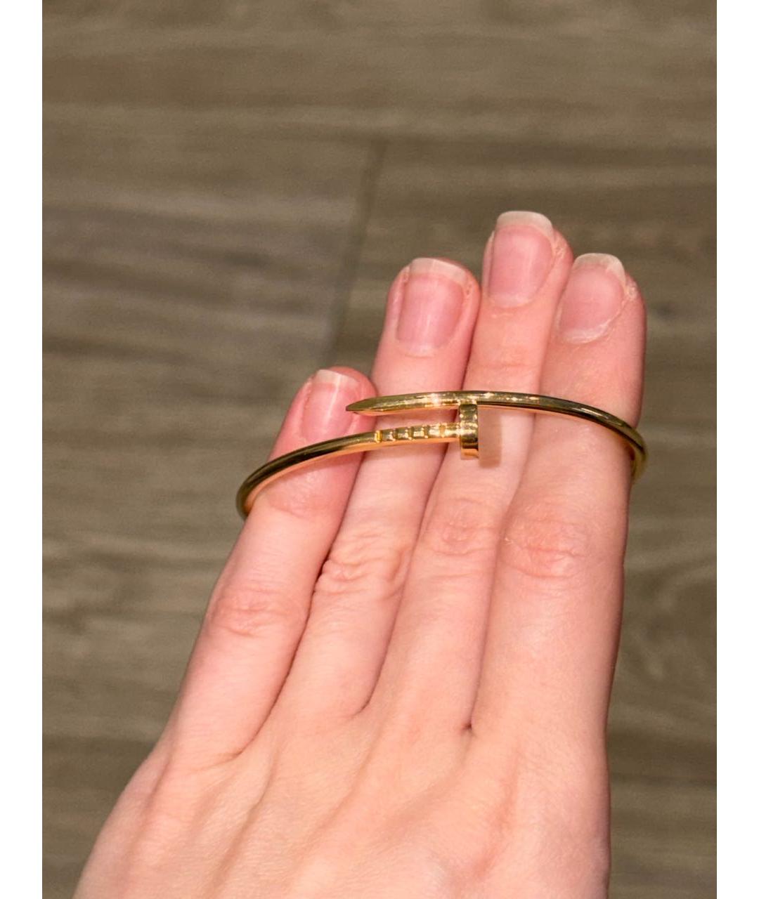 CARTIER Желтый браслет из желтого золота, фото 4