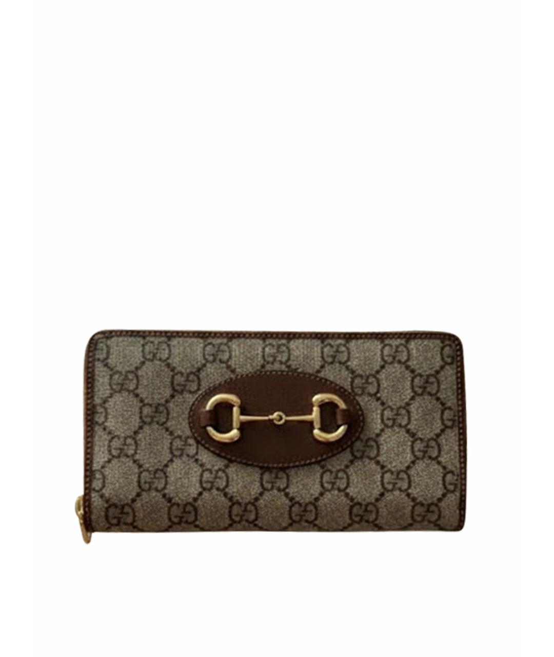 GUCCI Горчичный кошелек, фото 1