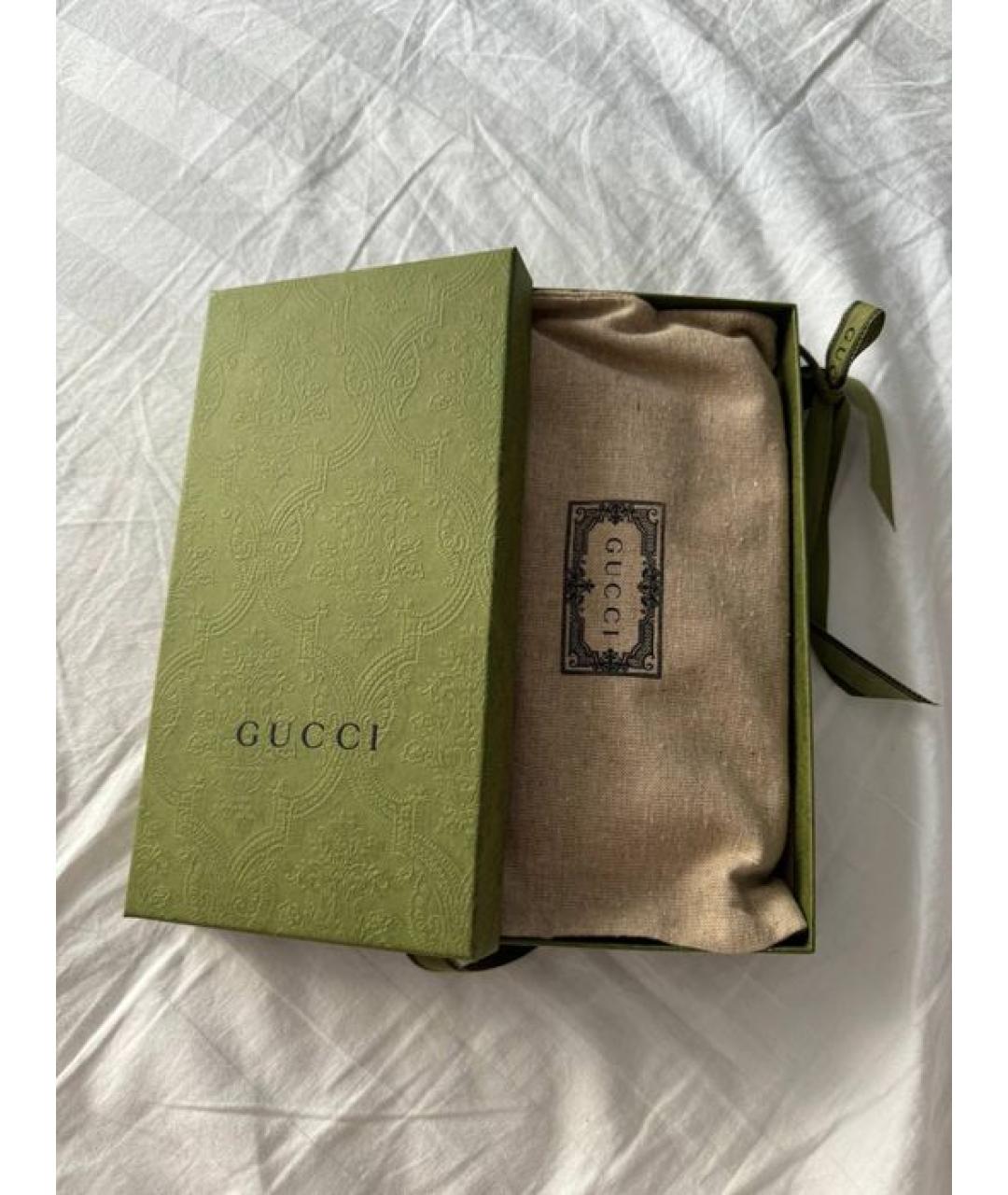 GUCCI Горчичный кошелек, фото 5