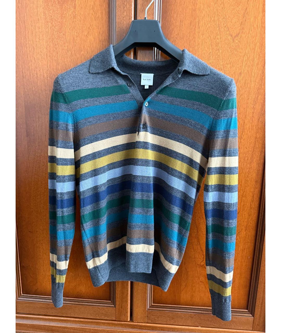 PAUL SMITH Мульти шерстяной джемпер / свитер, фото 6