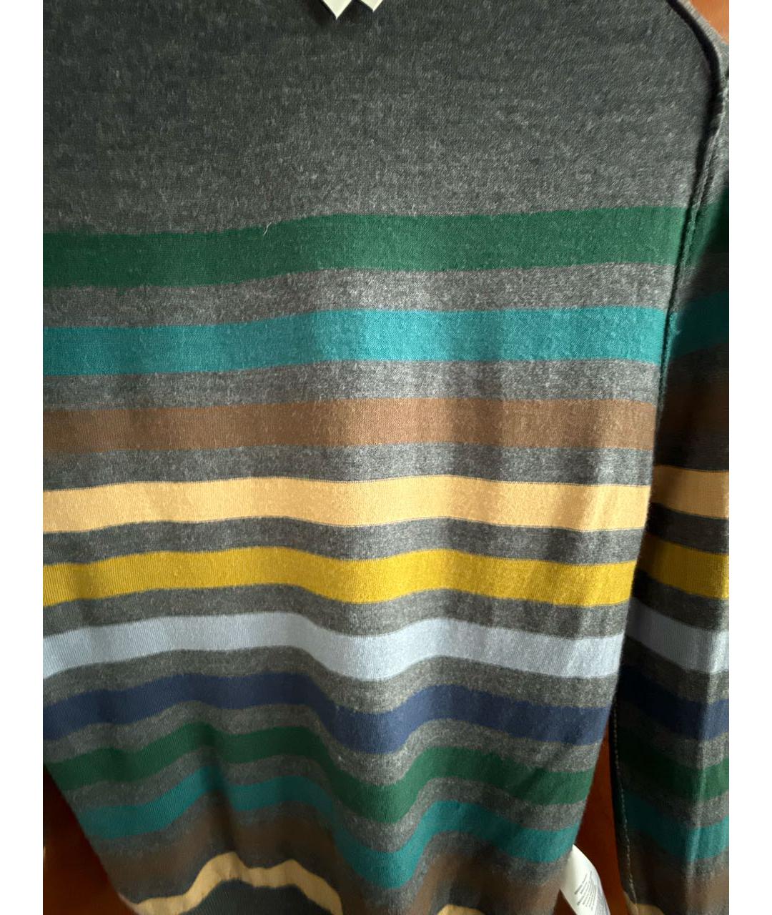 PAUL SMITH Мульти шерстяной джемпер / свитер, фото 4