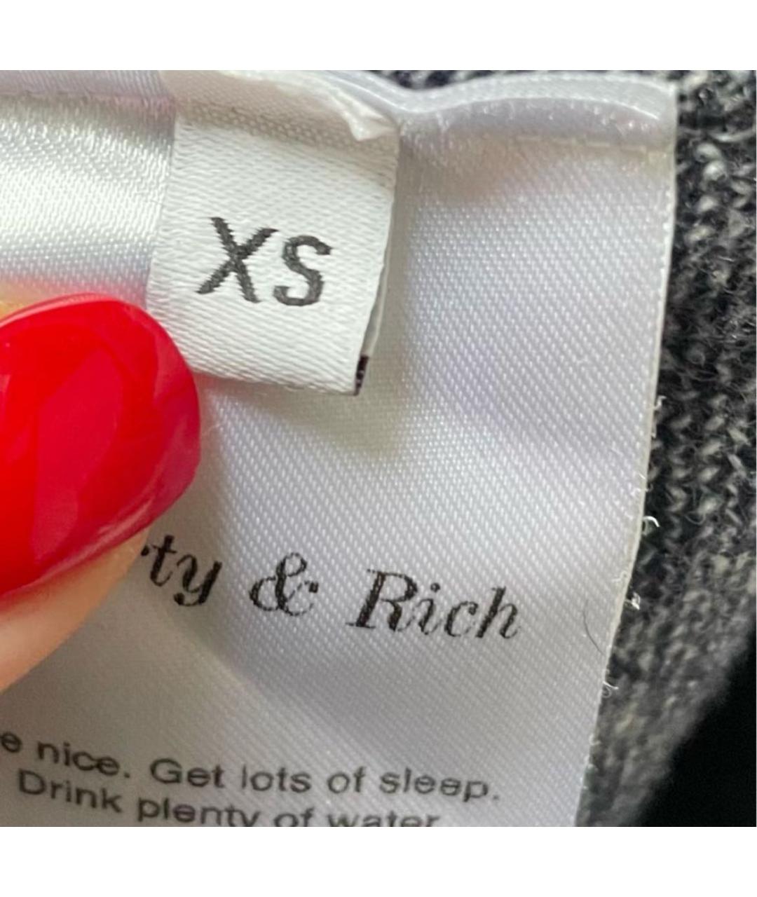 SPORTY AND RICH Темно-синий шерстяной джемпер / свитер, фото 5