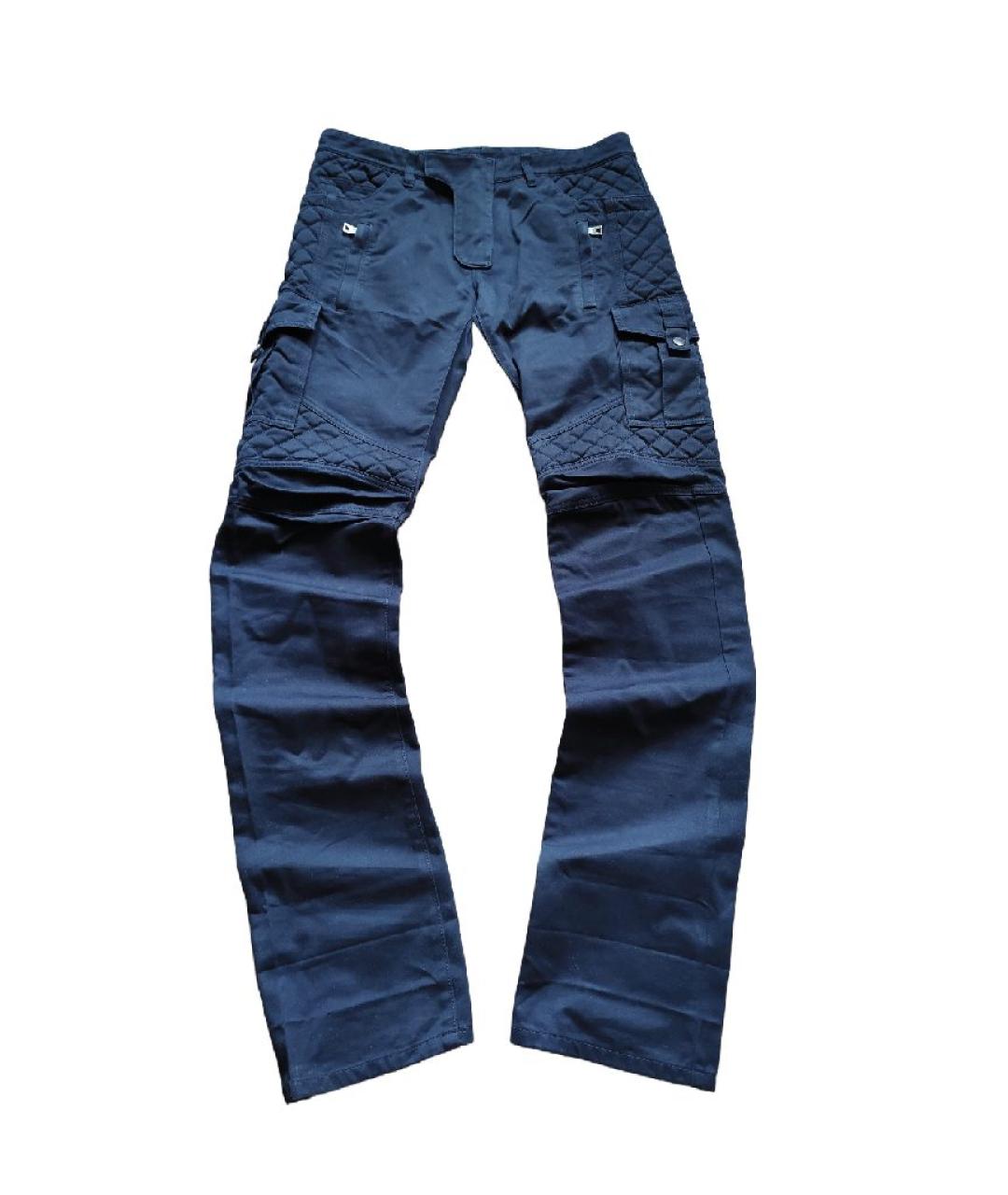 BALMAIN Темно-синие хлопковые джинсы скинни, фото 8