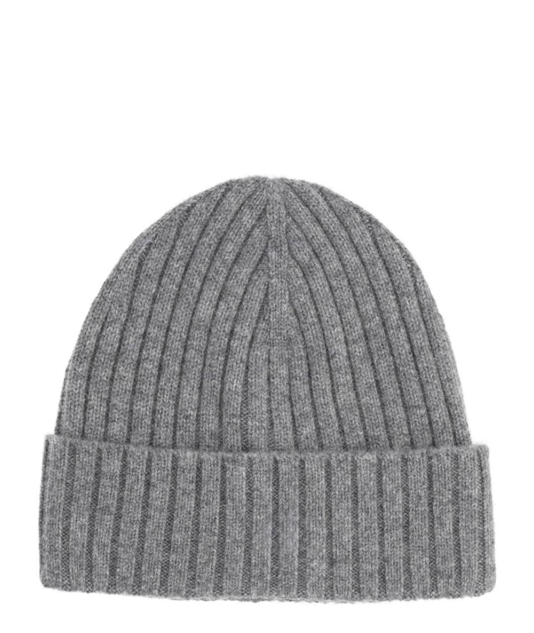 SPORTY AND RICH Серая кашемировая шапка, фото 2