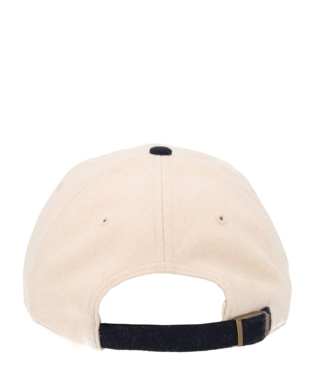 SPORTY AND RICH Бежевая шерстяная кепка, фото 2