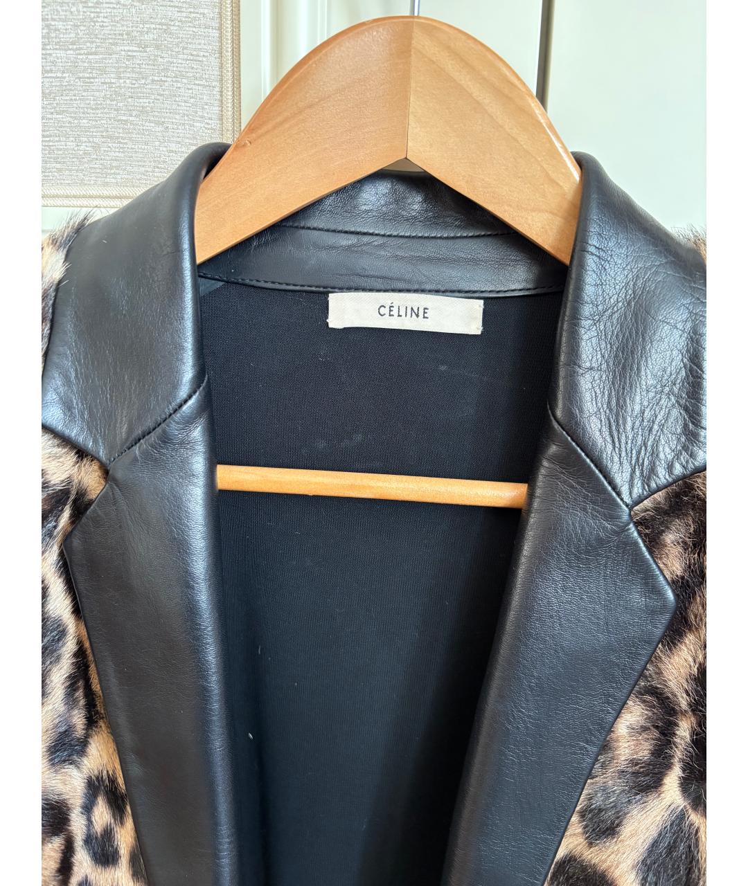 CELINE Мульти меховая шуба, фото 3