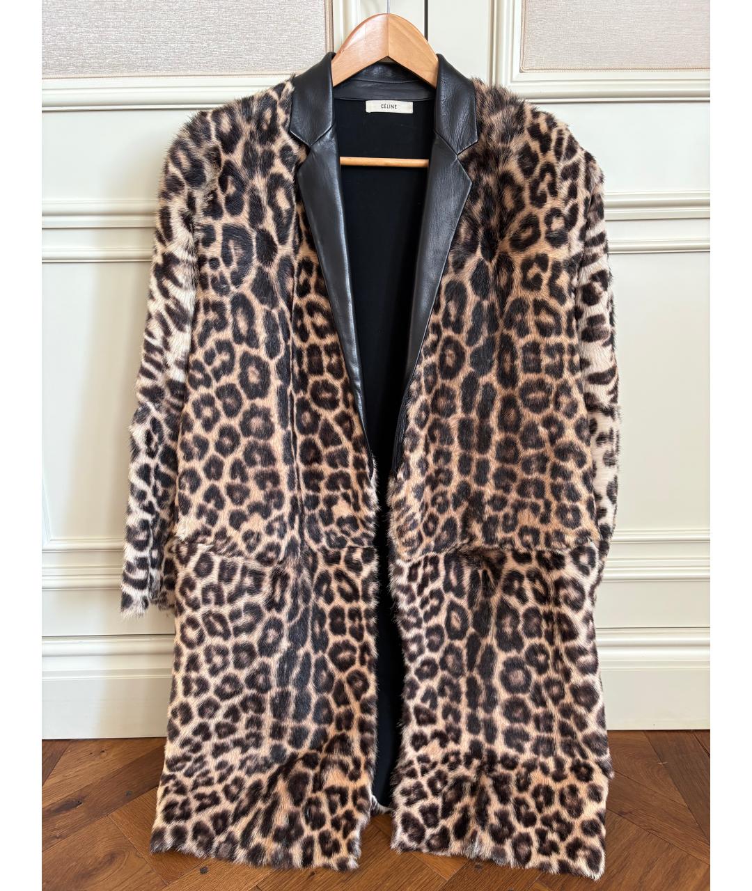 CELINE Мульти меховая шуба, фото 6