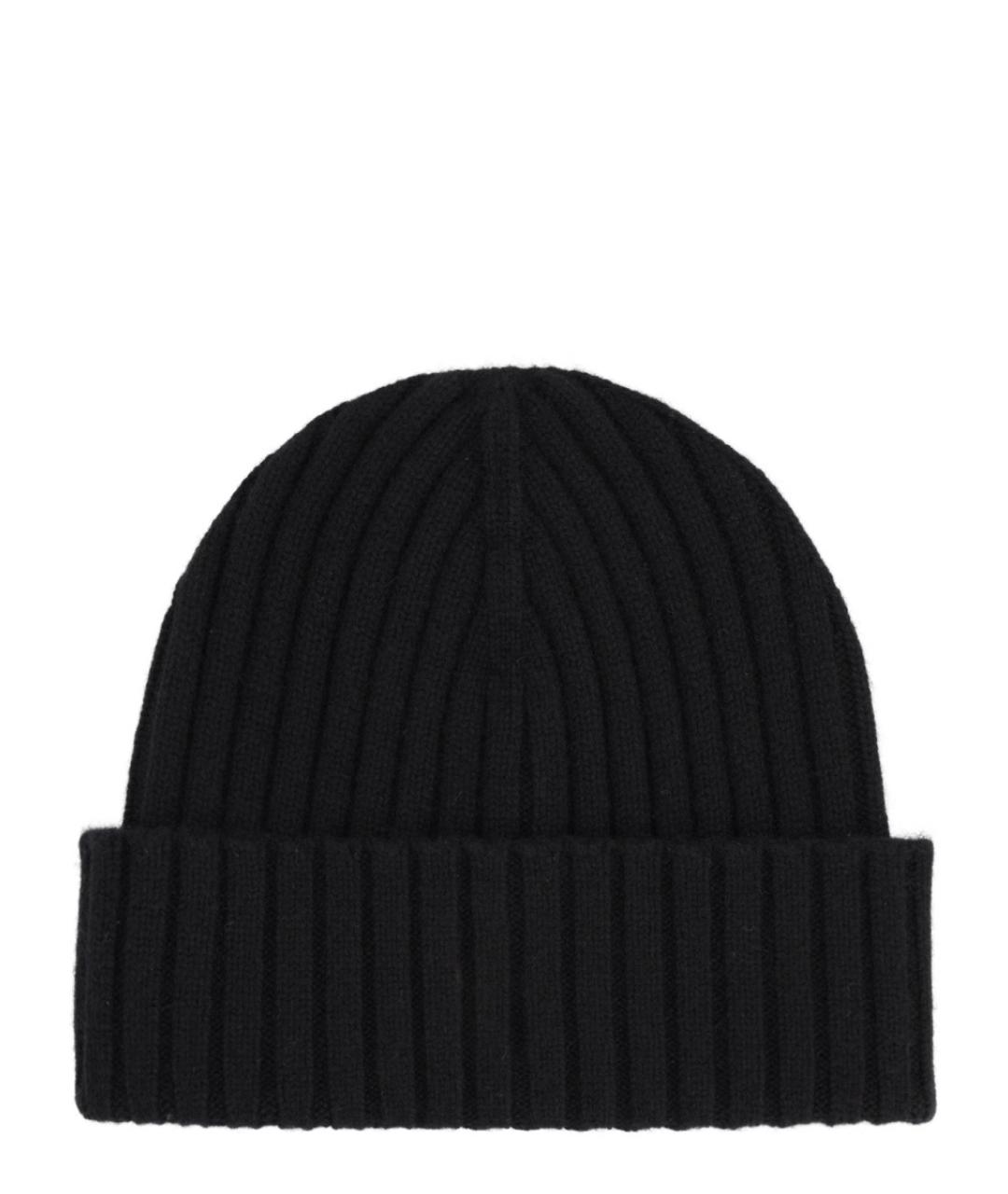 SPORTY AND RICH Черная кашемировая шапка, фото 2