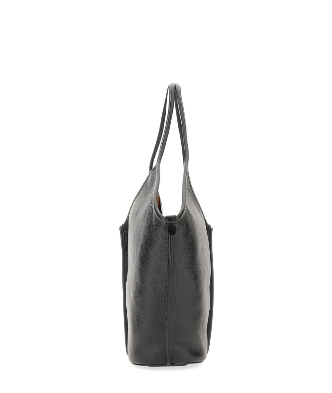 HEREU Черная кожаная сумка через плечо, фото 2