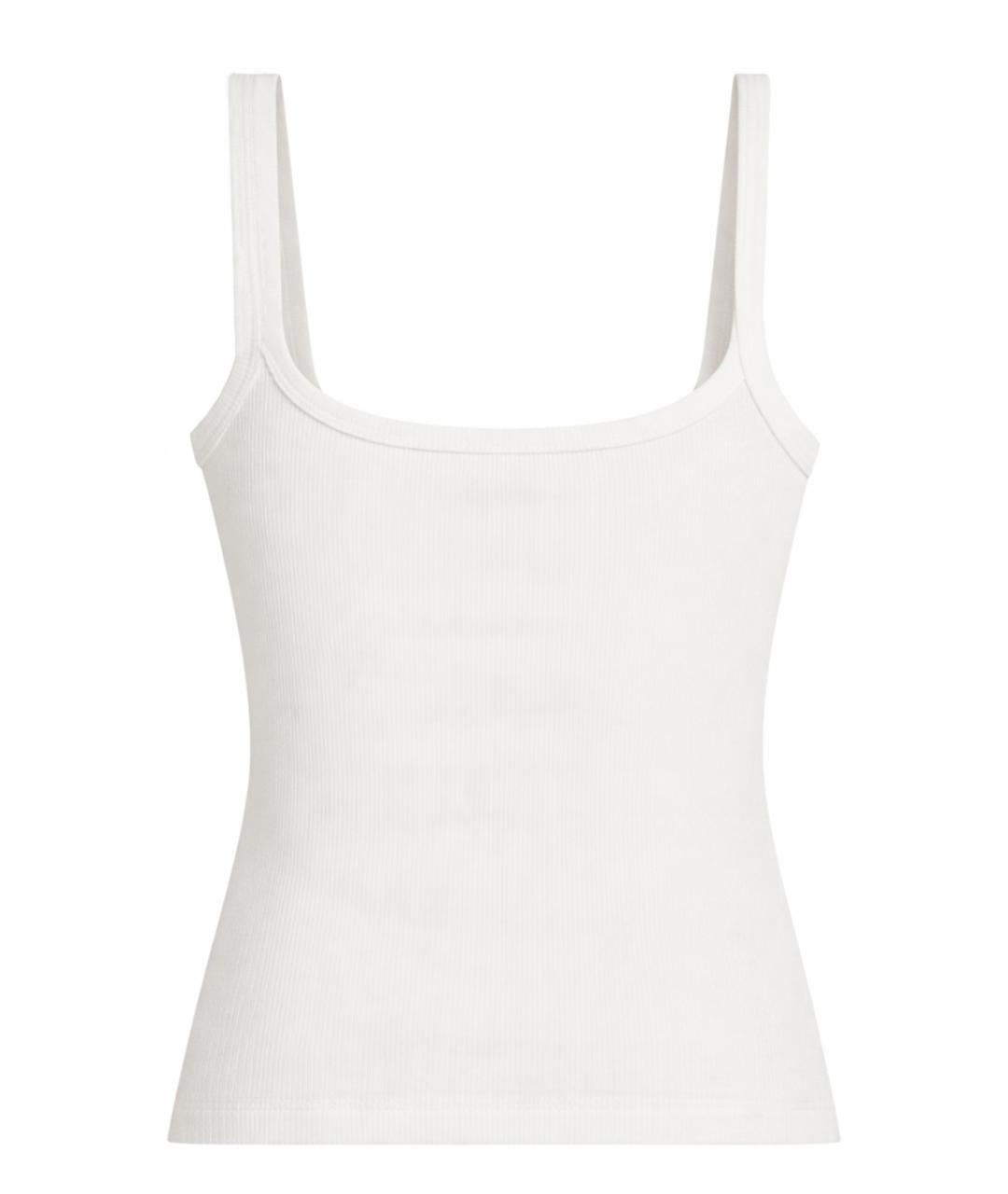 COURREGES Белая хлопковая майка, фото 3