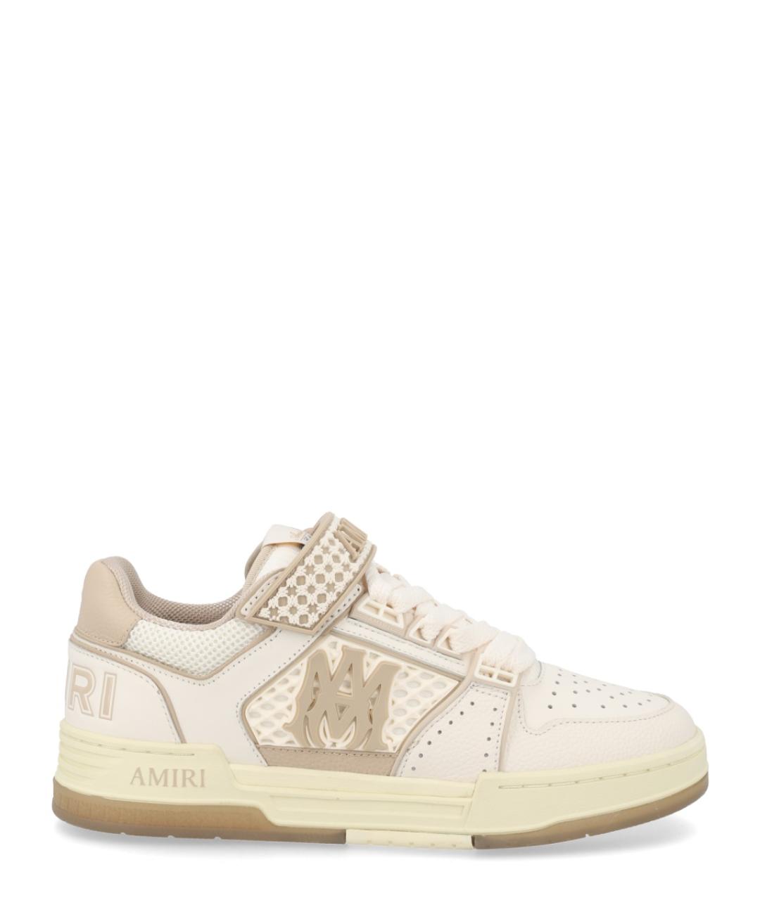 AMIRI Бежевые низкие кроссовки / кеды, фото 1