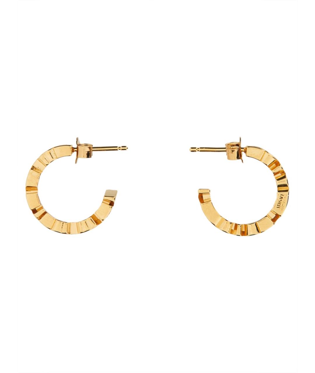 VERSACE Золотые латунные серьги, фото 3