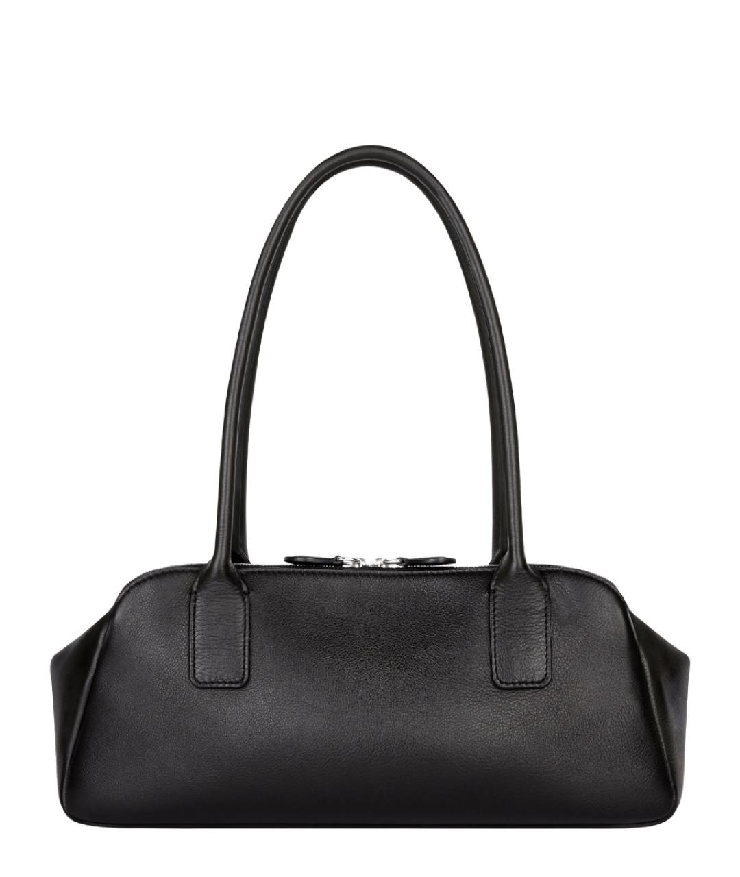 COURREGES Черная кожаная сумка через плечо, фото 2