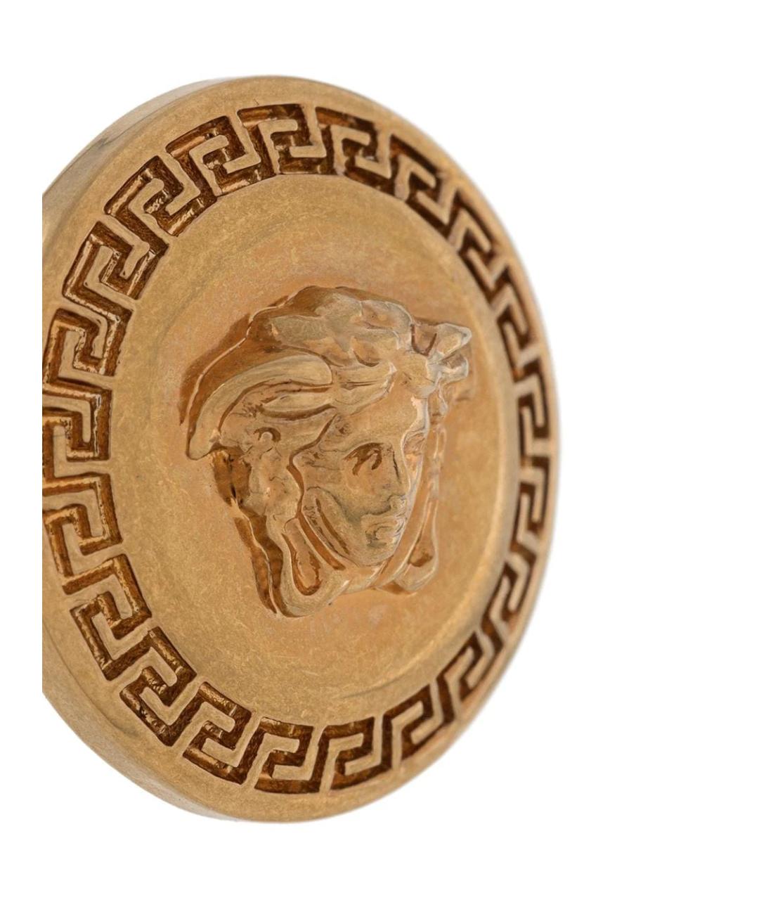 VERSACE Золотые латунные серьги, фото 3