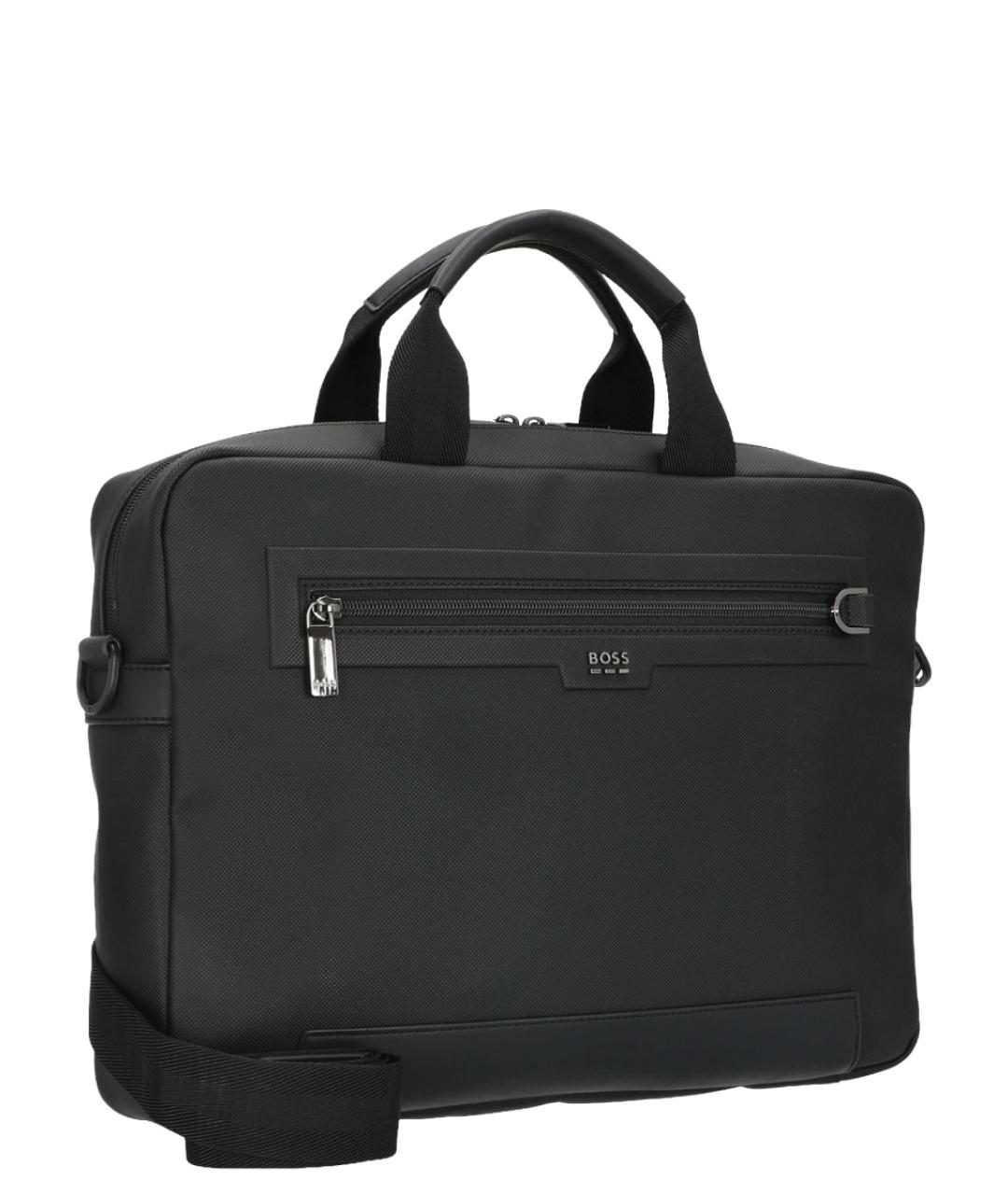 HUGO BOSS Черный портфель, фото 3