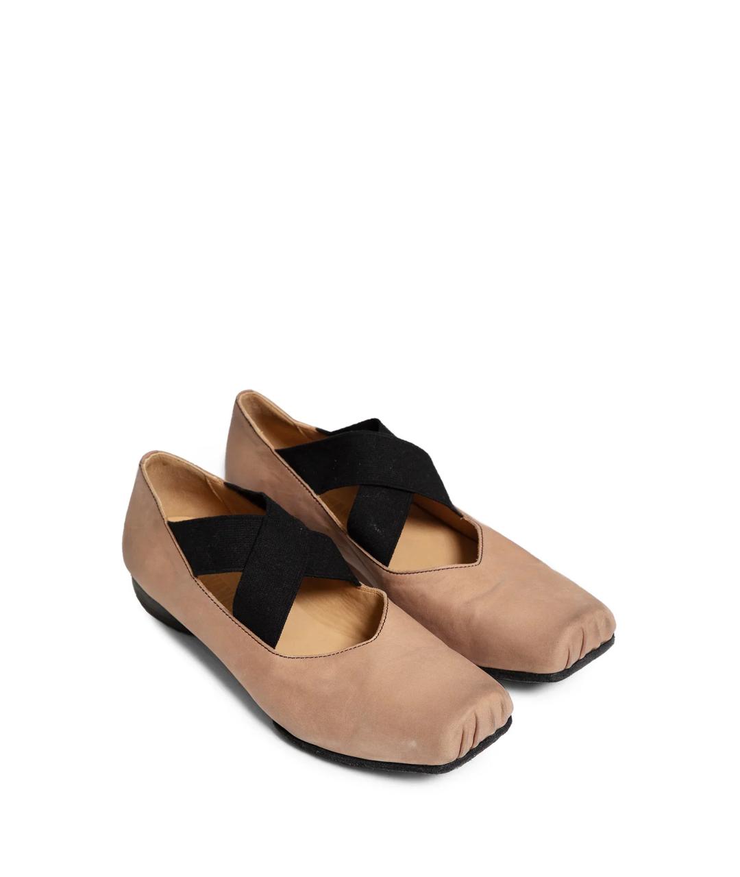 UMA WANG Розовые кожаные балетки, фото 3