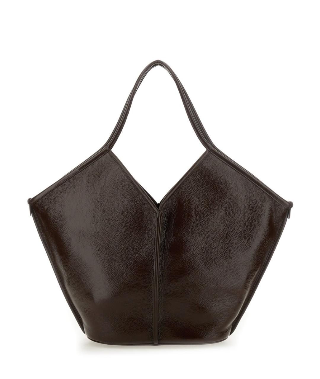 HEREU Коричневая кожаная сумка через плечо, фото 1