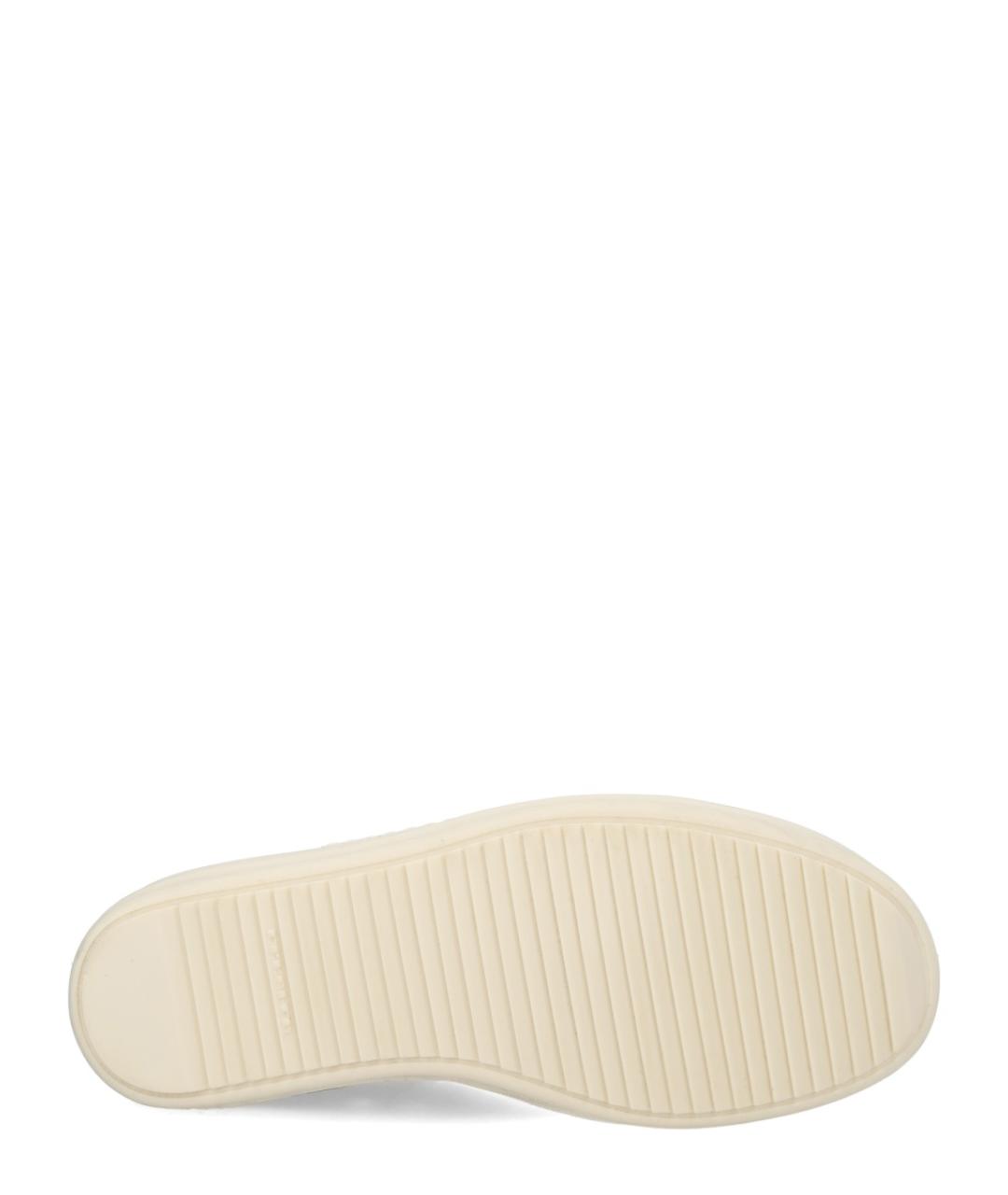 RICK OWENS DRKSHDW Черные текстильные низкие кроссовки / кеды, фото 6