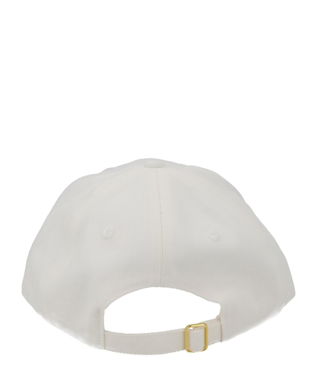 CASABLANCA Белая хлопковая кепка, фото 3