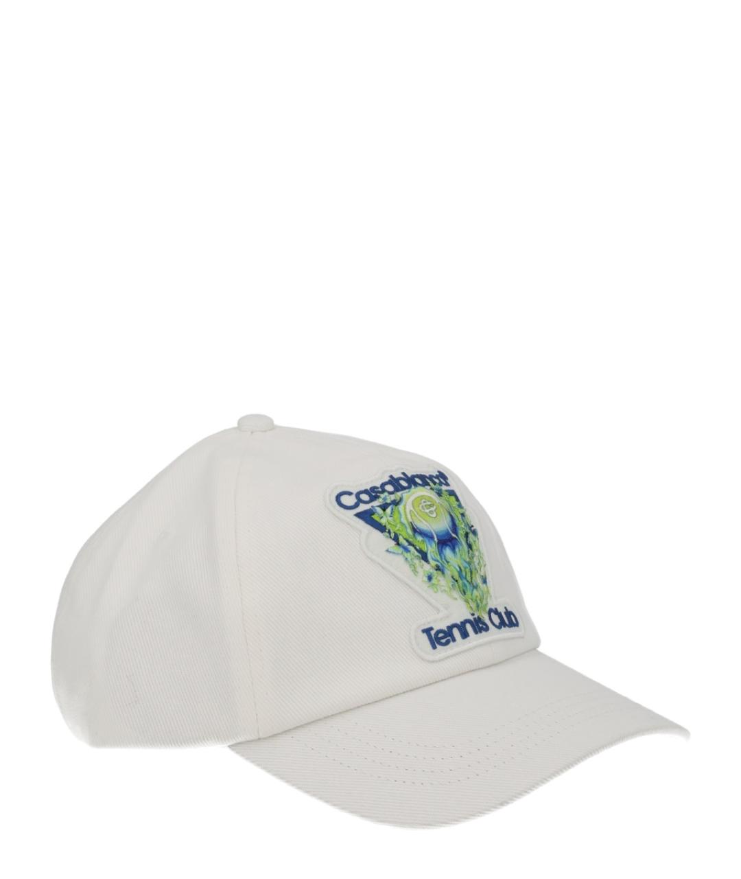 CASABLANCA Белая хлопковая кепка, фото 2