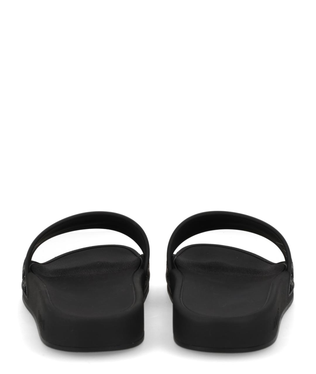 AMIRI Черные резиновые шлепанцы, фото 4