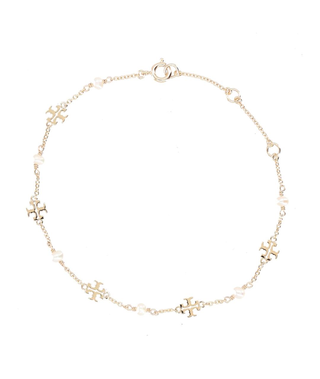 TORY BURCH Золотой металлический браслет, фото 1