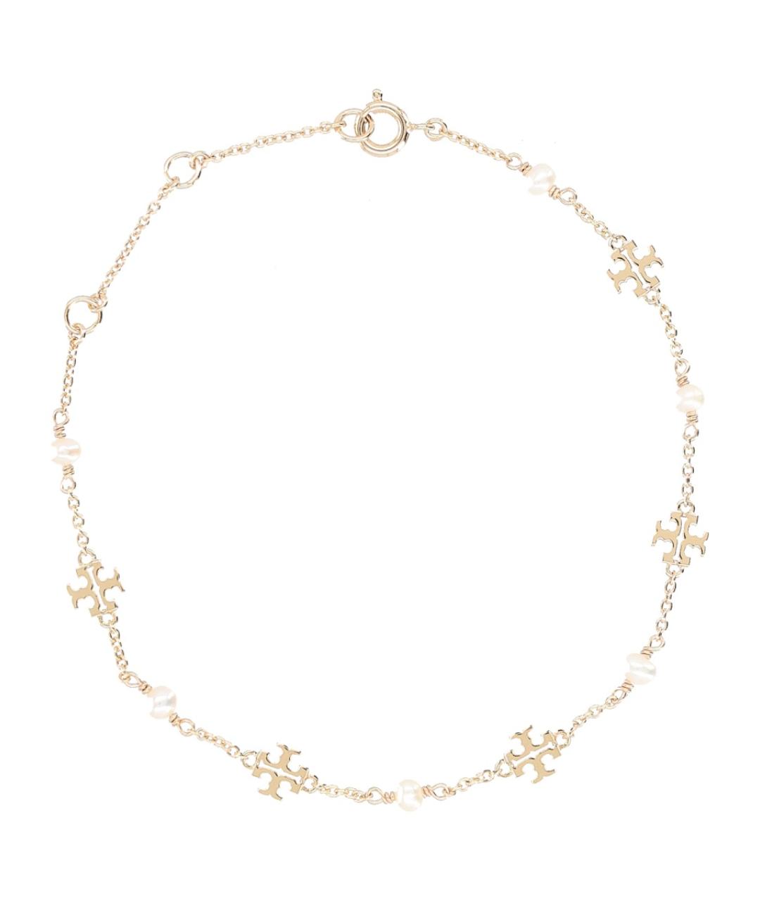 TORY BURCH Золотой металлический браслет, фото 2