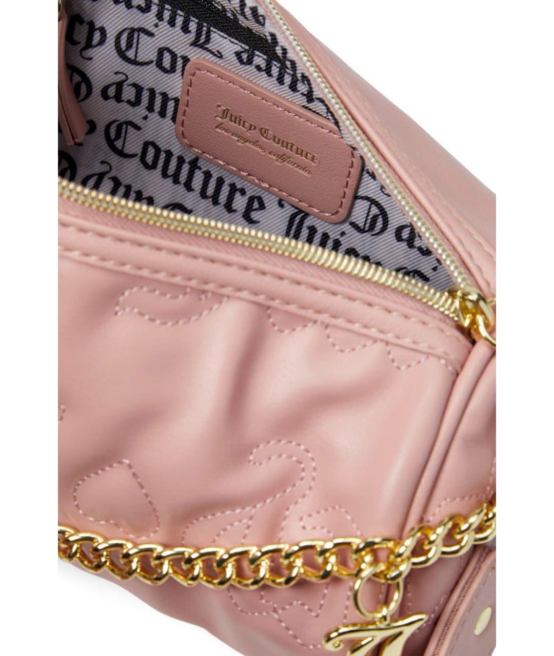 JUICY COUTURE Розовая сумка через плечо, фото 3