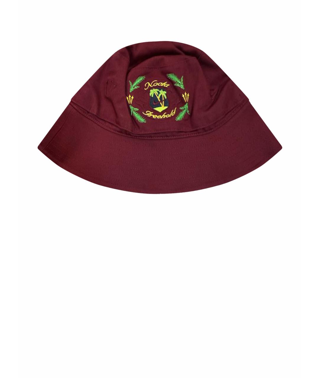 NIKE Бордовая хлопковая шляпа, фото 1