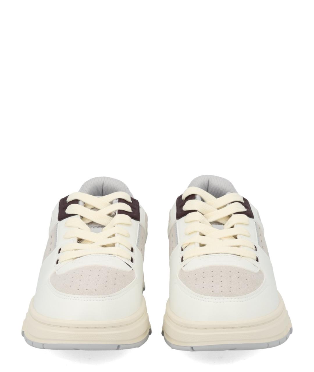 HUGO Белые низкие кроссовки / кеды из искусственной кожи, фото 3