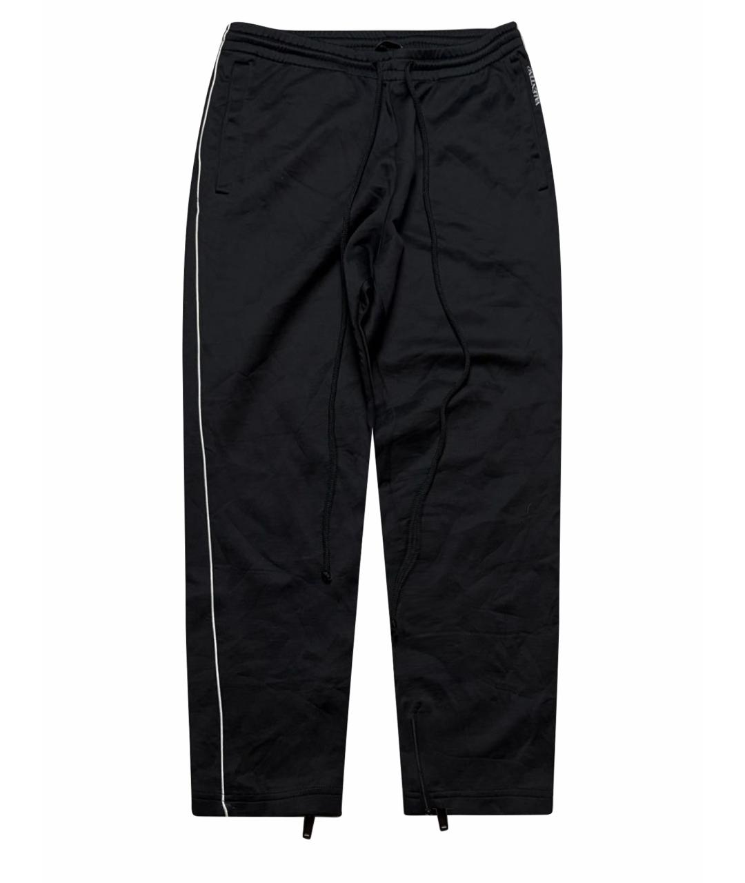 VALENTINO Черные полиамидовые спортивные брюки и шорты, фото 1