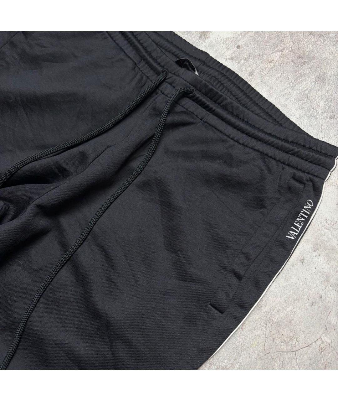 VALENTINO Черные полиамидовые спортивные брюки и шорты, фото 4