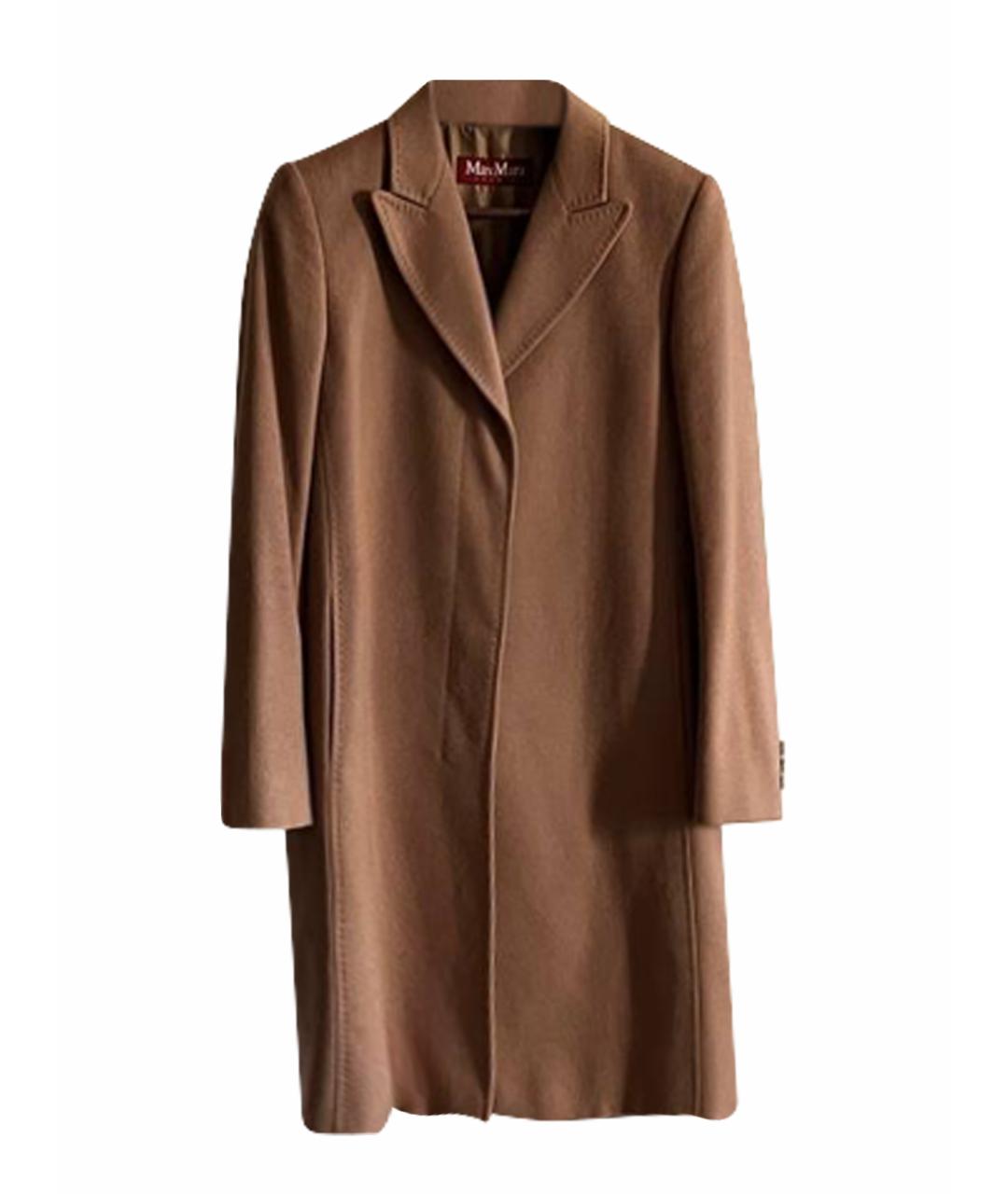 MAX MARA Бежевое кашемировое пальто, фото 5